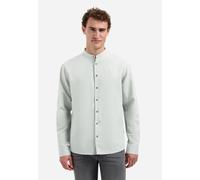 No Excess - Shirt With Linen Granddad dusty green - Gr. - M