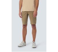 No Excess Short Cargo Garment Dyed + Stone Washed Stretch Almond Größe: 31 | Kurze Sporthosen Outlet | Herren | Braun