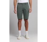 No Excess Short Cargo Garment Dyed + Stone Washed Stretch Dark Steel Größe: W29 | Kurze Sporthosen Outlet | Herren