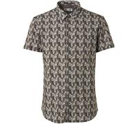 No Excess Short Sleeve Hemd Druck Grün - Größe XL Grün XL