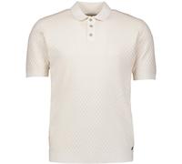 No Excess Strick-Poloshirt Kit - Größe L Weiß L