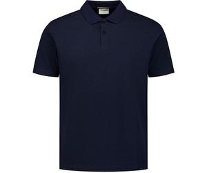 No Excess Strick-Poloshirt Struktur Marine - Größe L Blau L