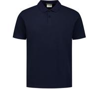 No Excess Strick-Poloshirt Struktur Marine - Größe XL Blau XL