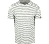 No Excess Stripes T-Shirt Green - Größe XL Grün XL