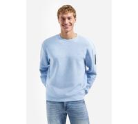 No Excess - Sweater Crewneck Bonded Melange blue - Gr. - L