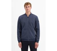 No Excess Sweater Full Zip College Collar Twill Relief Night Größe: XL | Pullover Outlet | Herren | Schwarz