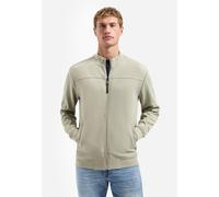 No Excess Regular Fit Strickjacke taupe, Einfarbig