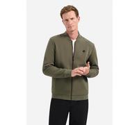 No Excess Regular Fit Sweatshirt Zipgrün, Einfarbig