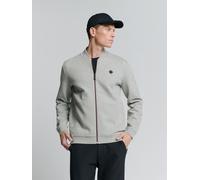 No Excess - Sweater Full Zipper Pique Bomber grey melange - Gr. - XXL