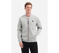 No Excess - Sweater Full Zipper Pique Bomber grey melange - Gr. - XXXL