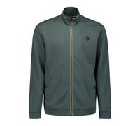 No Excess Sweater Full Zipper Twill Jacquard Dark Steel Größe: XL | Cardigans Outlet | Herren