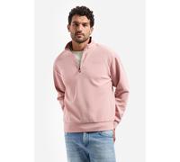 No Excess Relaxed Fit Sweatshirt Zippink, Einfarbig