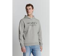No Excess Sweater Hooded Grey Melange Größe: L | Kaputzenpullis Outlet | Herren | Grau