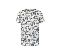 No Excess - T-Shirt Crewneck Allover Printed blue - Gr. - XL