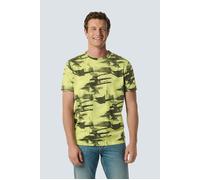 No Excess T-shirt Crewneck Allover Printed Garment Dyed Lime Größe: M | Bedruckte T-Shirts Outlet | Herren | Grün