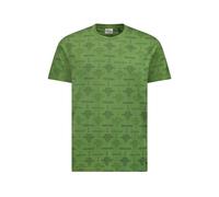 No Excess T-shirt Crewneck Allover Printed Slub Green Größe: XL | Bedruckte T-Shirts Outlet | Herren | Grün