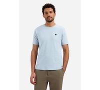 No Excess Regular Fit T-Shirt Rundhals Dusty Blue, Einfarbig