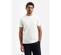 T-Shirt Crewneck Pin Stripe Garment XL