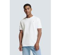 No Excess Regular Fit T-Shirt Rundhals weiss, Einfarbig