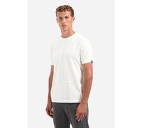 T-Shirt NO EXCESS "No Excess Gestreiftes T-Shirt", Herren, Gr. XXL, sanftes weiß, 96% Baumwolle, 4% Polyester, Shirts T-Shirt (58245352-XXL) sanftes weiß