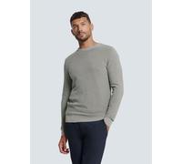 No Excess - Pullover Crewneck 2 Coloured Waffle Jacquard grey - Gr. - L