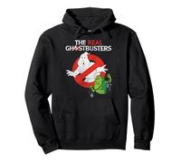 No Ghost Logo with Slimer Classic 80's Cartoon Pullover Hoodie