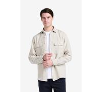 No Label Ohio Linen Beige Größe: M | Casual hemden Outlet | Herren | Braun