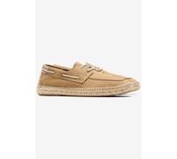 No Label X Abarca Suede Boat Shoe Camel Größe: 42 | Espadrilles Outlet | Herren | Braun