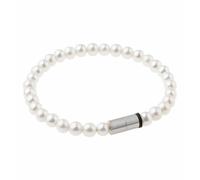 Ernstes Design Armreif Edelstahl A522 mit Süßwasserperlen Armband