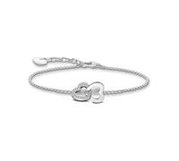 THOMAS SABO Armband mit verschlungenen Herzen vergoldetes Silber A2163-051-14