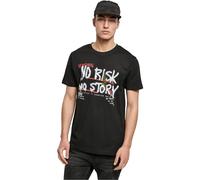Mister Tee T-Shirt No Risk No Story – Schwarz – Größe M