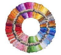 Noa Home Deco Stickgarn Embroidery Floss Multifarben Weicher Polyester Perfekt für Bracelets Stickerei Basteln Crafts Set Arts Kreuzstich, 8m, 6fädig, Threads Nähgarne Häkeln (100 Farben)