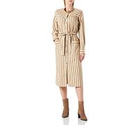 Noa Noa Women's GroNN Dress, Art Offwhite/Brown, 34