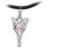 Noble Collection Herr der Ringe - Arwen - Halskette, kleiner Abendstern