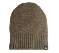 Noble Wilde, Possum Damen/Herren Baggie Beanie Mütze, 40% Possum, 53% Wolle, 7% Seide (Latte)