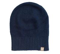 Noble Wilde, Possum Damen/Herren Baggie Beanie Mütze, 40% Possum, 53% Wolle, 7% Seide (Marine)