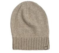 Noble Wilde, Possum Damen/Herren Baggie Beanie Mütze, 40% Possum, 53% Wolle, 7% Seide (Oyster)