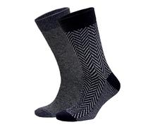 NoblesBox Norwegersocken Herren, Warme Wollsocken aus Lammwolle, Kuschelige Wintersocken für Arbeit & Freizeit, Thermosocken für kalte Tage (Beutel, 2-Paar) 41-44 EU Größe (Asorti-5)