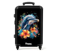 NoBoringSuitcases.com Handgepäck Koffer, Reisekoffer, Reisetasche mit Rollen, Koffer Groß, Hartschalenkoffer, Trolley Handgepäck, Koffer Mittelgroß, Suitcase, TSA Schloss, Koffer Klein, Graffiti-Druck