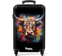 NoBoringSuitcases.com Handgepäck Koffer, Reisekoffer, Reisetasche mit Rollen, Koffer Groß, Hartschalenkoffer, Trolley Handgepäck, Koffer Mittelgroß, Suitcase, TSA Schloss, Koffer Klein, Graffiti-Druck