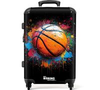 NoBoringSuitcases© Handgepäck Koffer, Reisekoffer, Reisetasche mit Rollen, | Koffer Groß, Hartschalenkoffer, Trolley Handgepäck, Koffer Mittelgroß, Suitcase, TSA Schloss, Koffer Klein, Graffiti-Druck