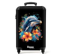 NoBoringSuitcases© Handgepäck Koffer, Reisekoffer, Reisetasche mit Rollen, | Koffer Groß, Hartschalenkoffer, Trolley Handgepäck, Koffer Mittelgroß, Suitcase, TSA Schloss, Koffer Klein, Graffiti-Druck