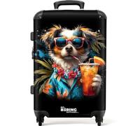 NoBoringSuitcases© Handgepäck Koffer, Reisekoffer, Reisetasche mit Rollen, | Koffer Groß, Hartschalenkoffer, Trolley Handgepäck, Koffer Mittelgroß, Suitcase, TSA Schloss, Koffer Klein, Graffiti-Druck