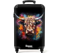 NoBoringSuitcases© Handgepäck Koffer, Reisekoffer, Reisetasche mit Rollen, | Koffer Groß, Hartschalenkoffer, Trolley Handgepäck, Koffer Mittelgroß, Suitcase, TSA Schloss, Koffer Klein, Graffiti-Druck