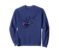 Noel Merry Christmas Rentier Mistelzweig Herren Damen Kinder Sweatshirt