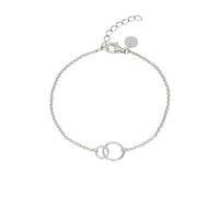NOELANI Armband 925 Sterling Silber Damen Armschmuck, 16+3 cm, Silber, Kreis, Kommt in Schmuck Geschenk Box, 2030163