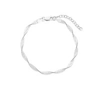 NOELANI Armband 925 Sterling Silber Damen Armschmuck, 18+3 cm, Silber, Kommt in Schmuck Geschenk Box, 2036256