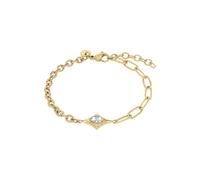 NOELANI Armband Edelstahl Damen Armschmuck, mit Zirkonia synth., 16+3 cm, Weiß, Kommt in Schmuck Geschenk Box, 2038792