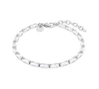 NOELANI Armband Edelstahl Damen Armschmuck, mit Zirkonia synth., 16+3 cm, Weiß, Kommt in Schmuck Geschenk Box, 2039652