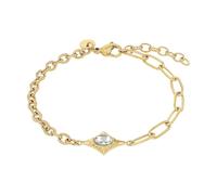 NOELANI Armband Edelstahl Damen Armschmuck, mit Zirkonia synth., 16+3 cm, Weiß, Kommt in Schmuck Geschenk Box, 2038792
